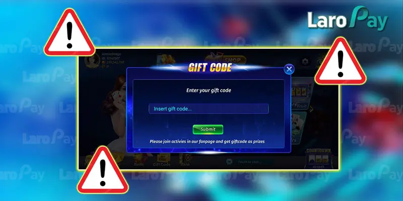 Tandaan kapag tumatanggap ng Giftcode Mega Win Casino