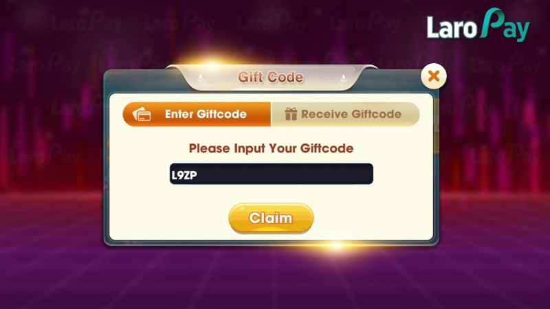 How to enter lucky 9 zingplay gift code