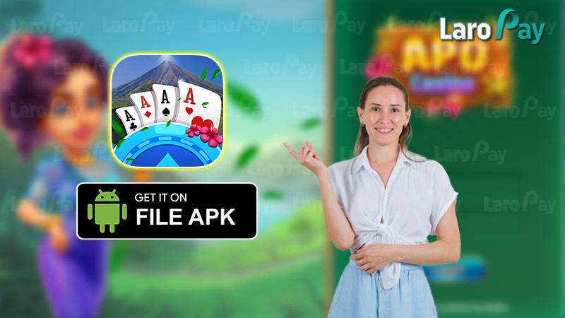 Instructions for downloading the Apo Casino app on APK