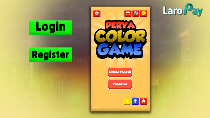 Register and login Color Game Perya