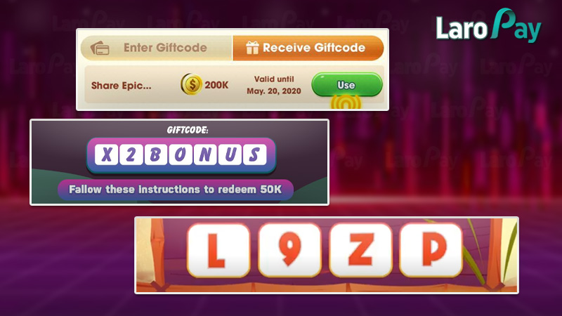 Types of codes in Lucky 9 Zingplay