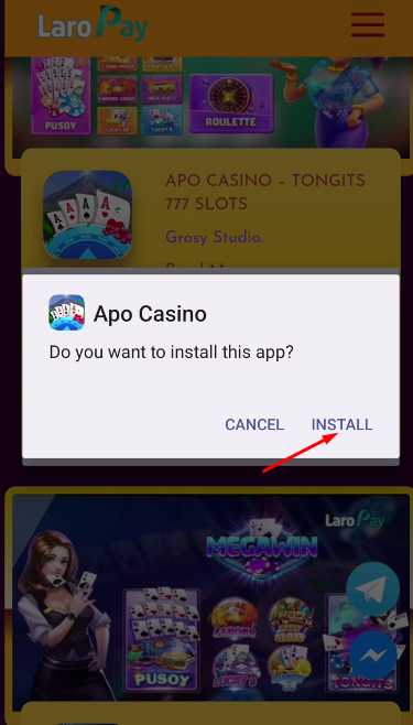 Paano I-download ang Apo Casino App nang Ligtas Gamit ang LaroPay 4