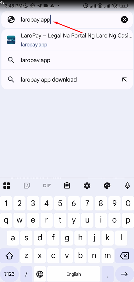 Buksan ang LaroPay Website