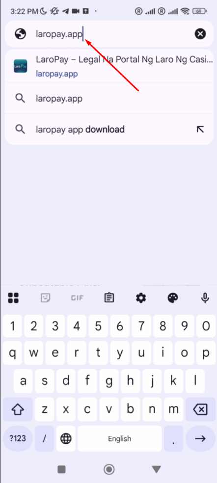 Pumunta sa website ng LaroPay