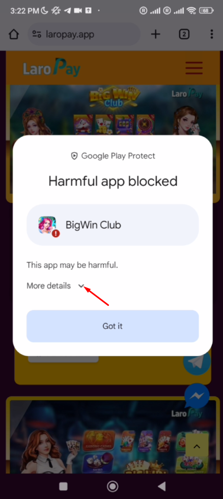 I-install ang Big Win Club app 1