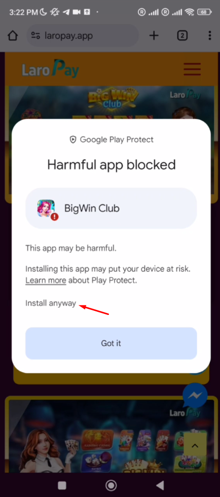 paano mag download ng big win club app sa laropay 7